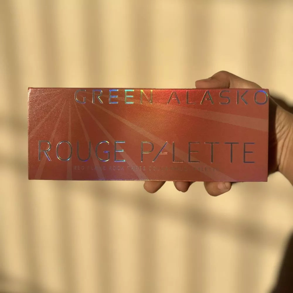 Green Alaska Rouge Blush Palette – Three Colors